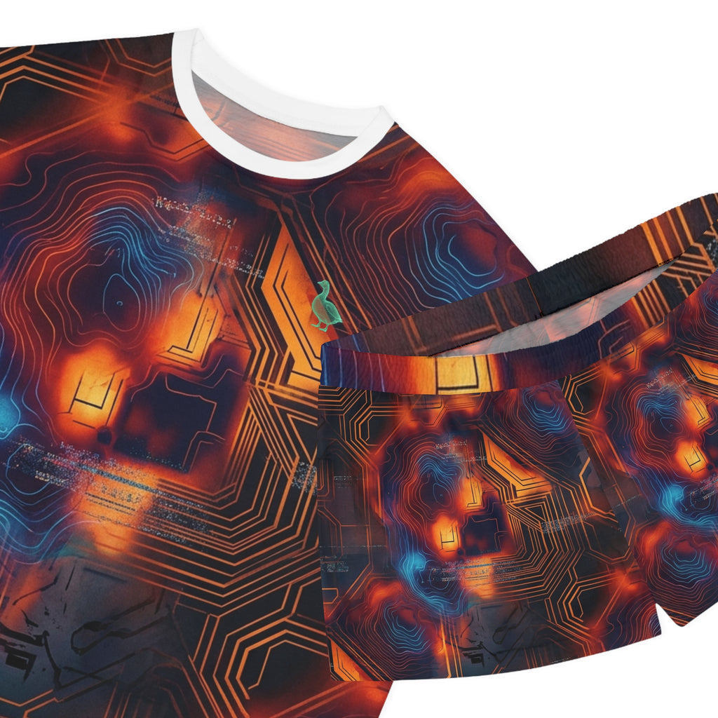 CBG Studio | REMIX [Thermal Breach x Glitchborn Core] Short Pajama Set | SPECIMEN: 69f34507393f80e7740eab79