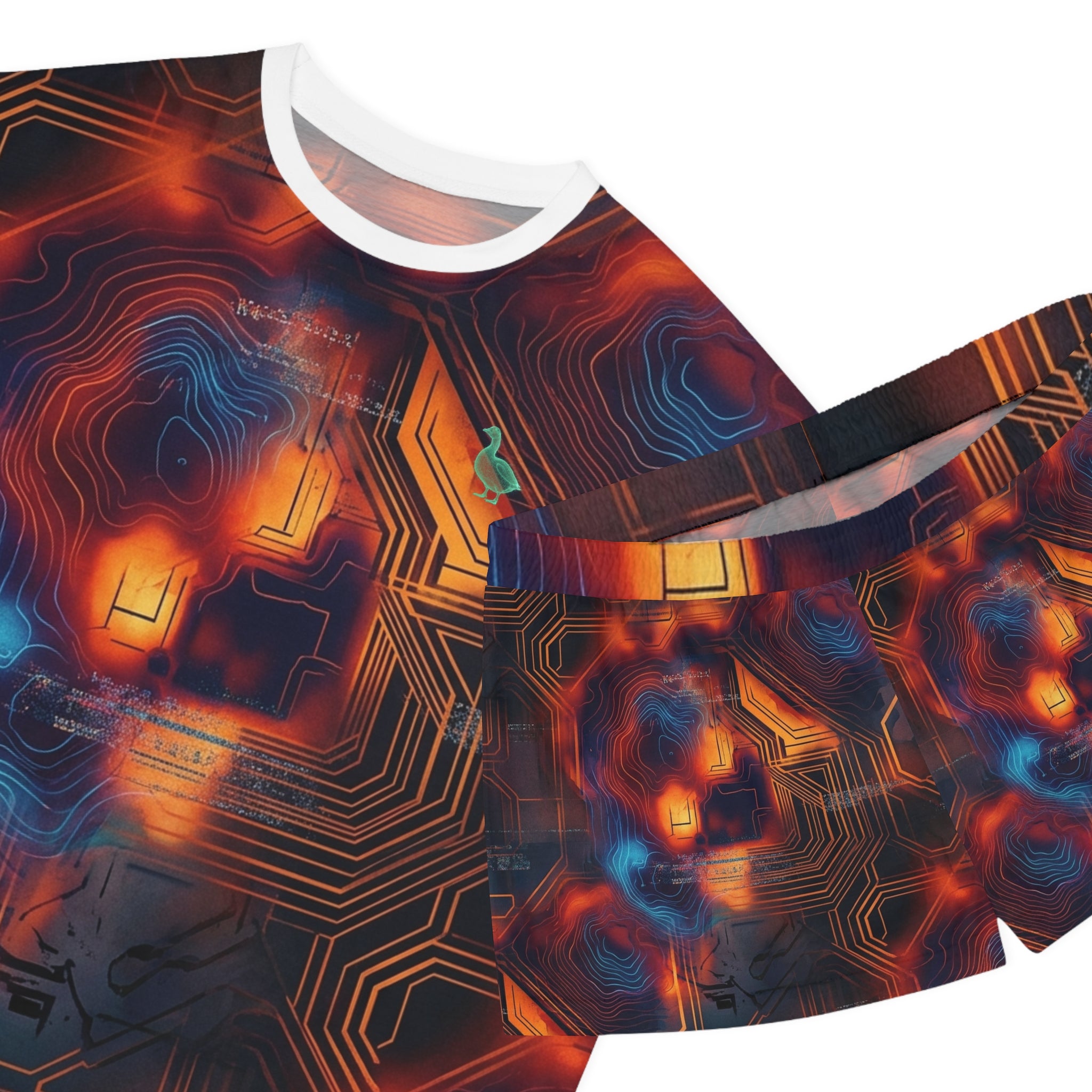 CBG Studio | REMIX [Thermal Breach x Glitchborn Core] Short Pajama Set | SPECIMEN: 69f34507393f80e7740eab79