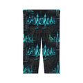 CBG Studio | REMIX [Silicon Pulse x Obsidian Circuit] Women’s Capri Leggings | SPECIMEN: 69edf160b27b7c1bcf079767