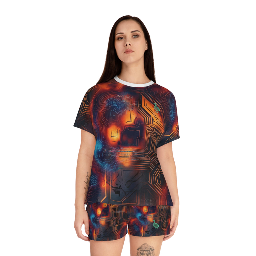CBG Studio | REMIX [Thermal Breach x Glitchborn Core] Short Pajama Set | SPECIMEN: 69f34507393f80e7740eab79
