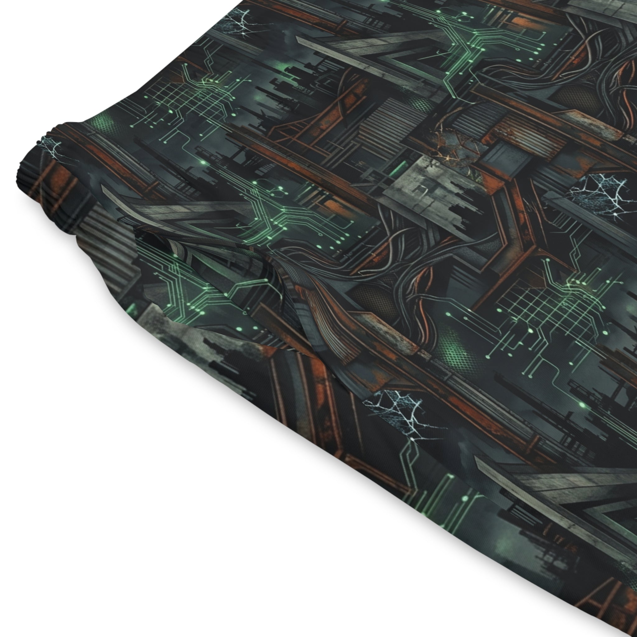 CBG Studio | REMIX [Industrial Requiem x System Lockdown] Elastic Beach Shorts | SPECIMEN: 69ea5ece2d632596ac0d37bb