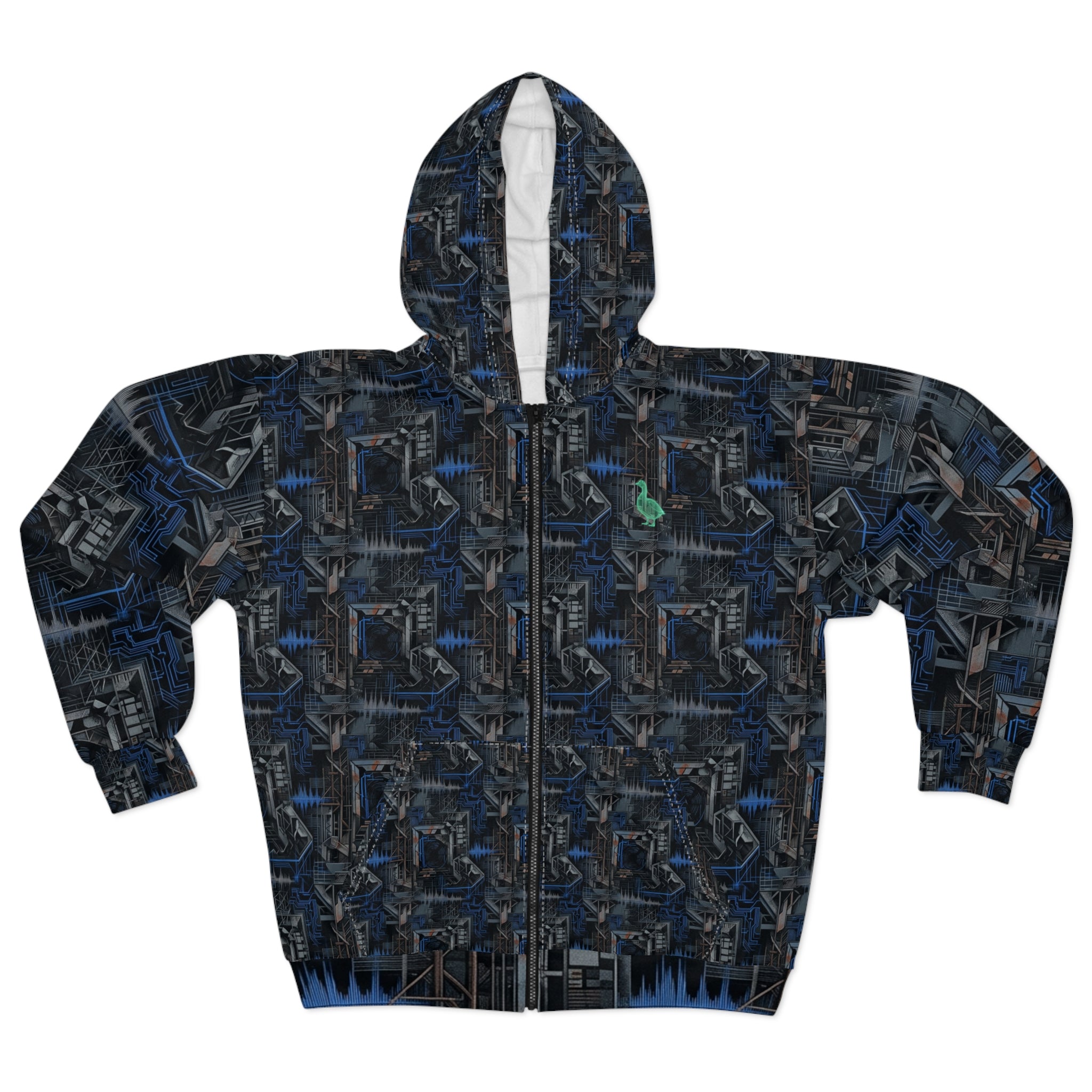 CBG Studio | REMIX [Digital Decay 2 x Tunnel Resonance] Zip Hoodie | SPECIMEN: 69e31e2660de9654d10438c6