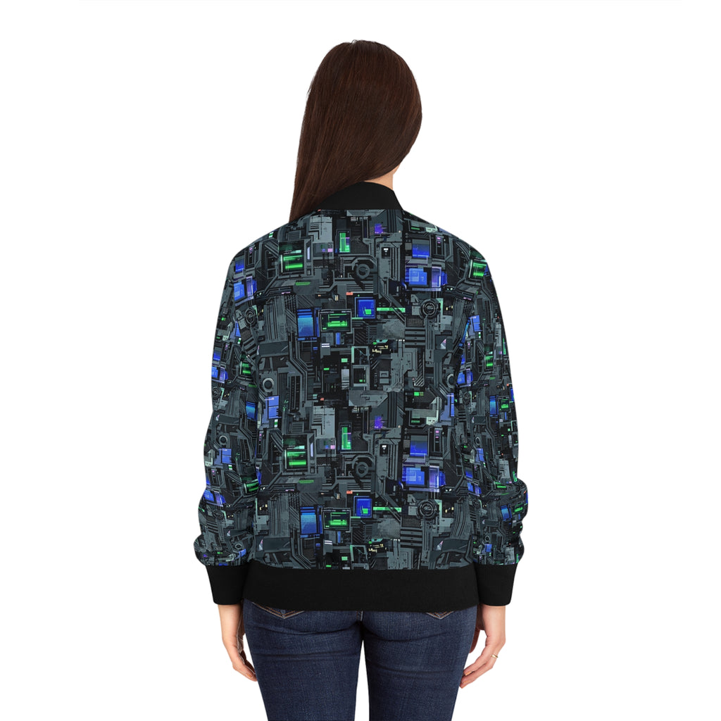 CBG Studio | Machine Protocol Aesthetics Bomber Jacket | SPECIMEN: 69f19f1a1b06c60a1d0c3b0b