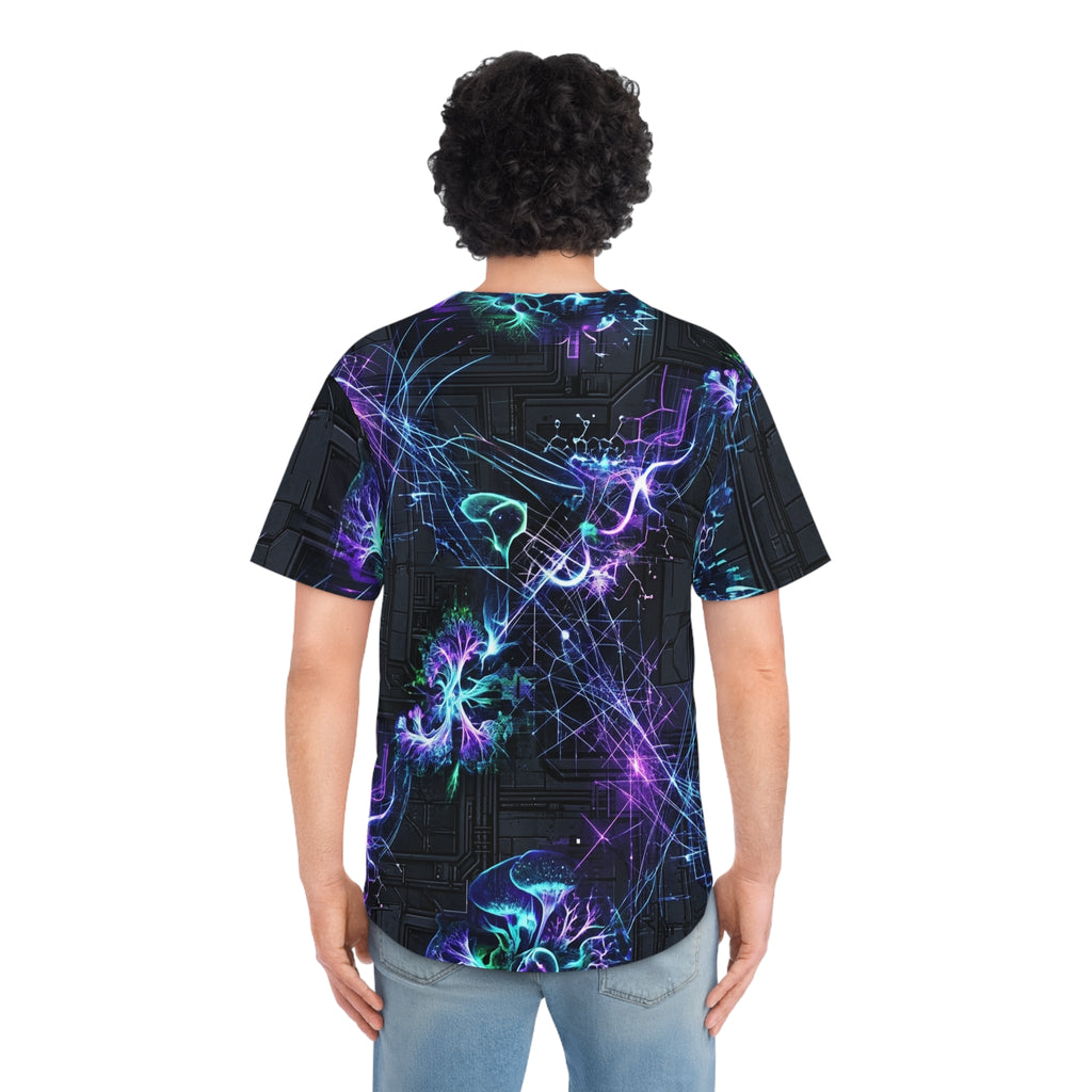 CBG Studio | REMIX [Sub-Atomic Bloom x Digital Requiem] Baseball Jersey | SPECIMEN: 69e83a3ed26f434d4d0799c0