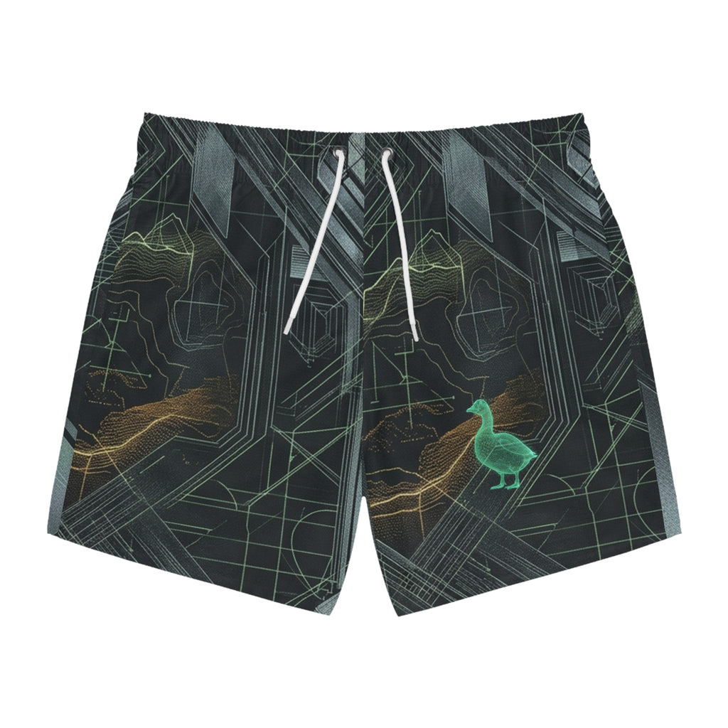 CBG Studio | REMIX [Datum Ascent x Electroloom] Swim Trunks | SPECIMEN: 69f9f842b8fafe8f9a0afee3