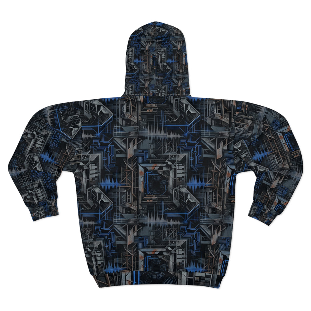 CBG Studio | REMIX [Digital Decay 2 x Tunnel Resonance] Zip Hoodie | SPECIMEN: 69e31e2660de9654d10438c6