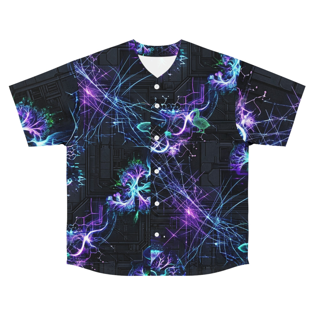 CBG Studio | REMIX [Sub-Atomic Bloom x Digital Requiem] Baseball Jersey | SPECIMEN: 69e83a3ed26f434d4d0799c0