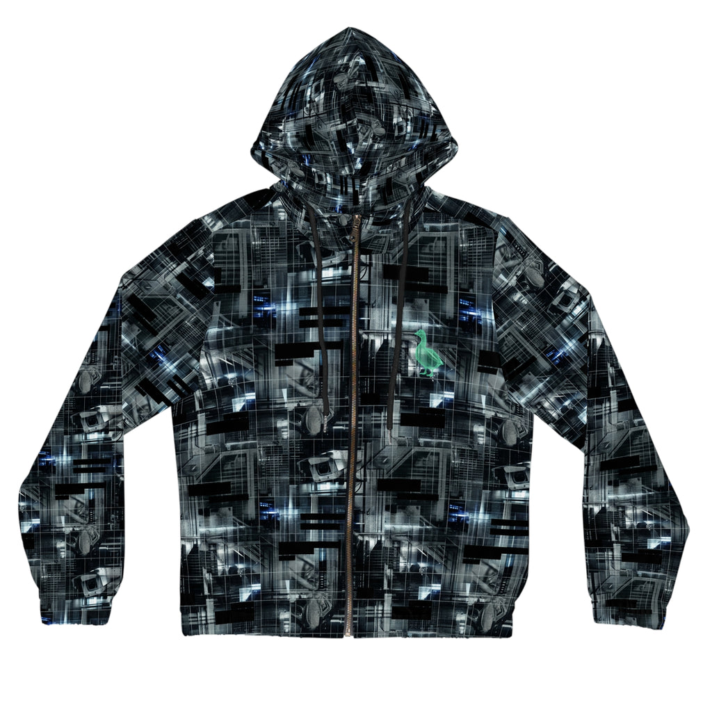 CBG Studio | REMIX [Phantom Grid x Chaya Code] Women’s Full-Zip Hoodie | SPECIMEN: 69e6b034b5ebf4d237024f94