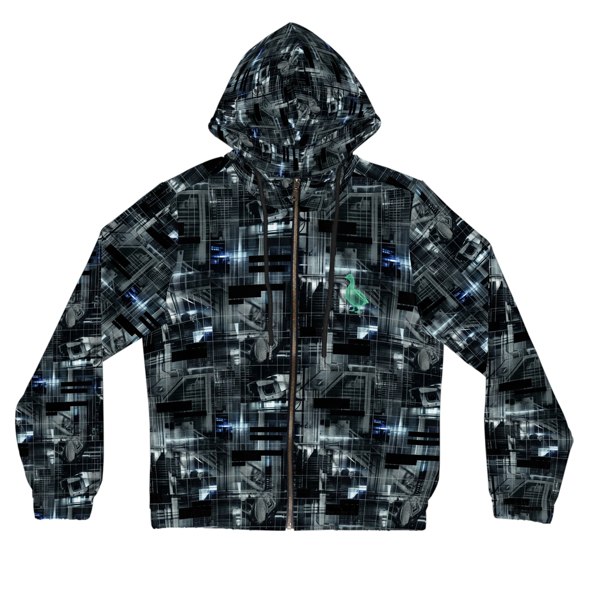 CBG Studio | REMIX [Phantom Grid x Chaya Code] Women’s Full-Zip Hoodie | SPECIMEN: 69e6b034b5ebf4d237024f94