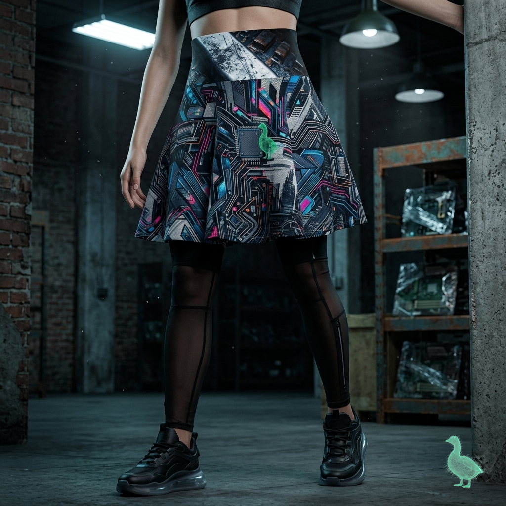 CBG Studio | Circuit Reckoning Aesthetics Skater Skirt | SPECIMEN: 69f06a0cef4144b4b200cbfb