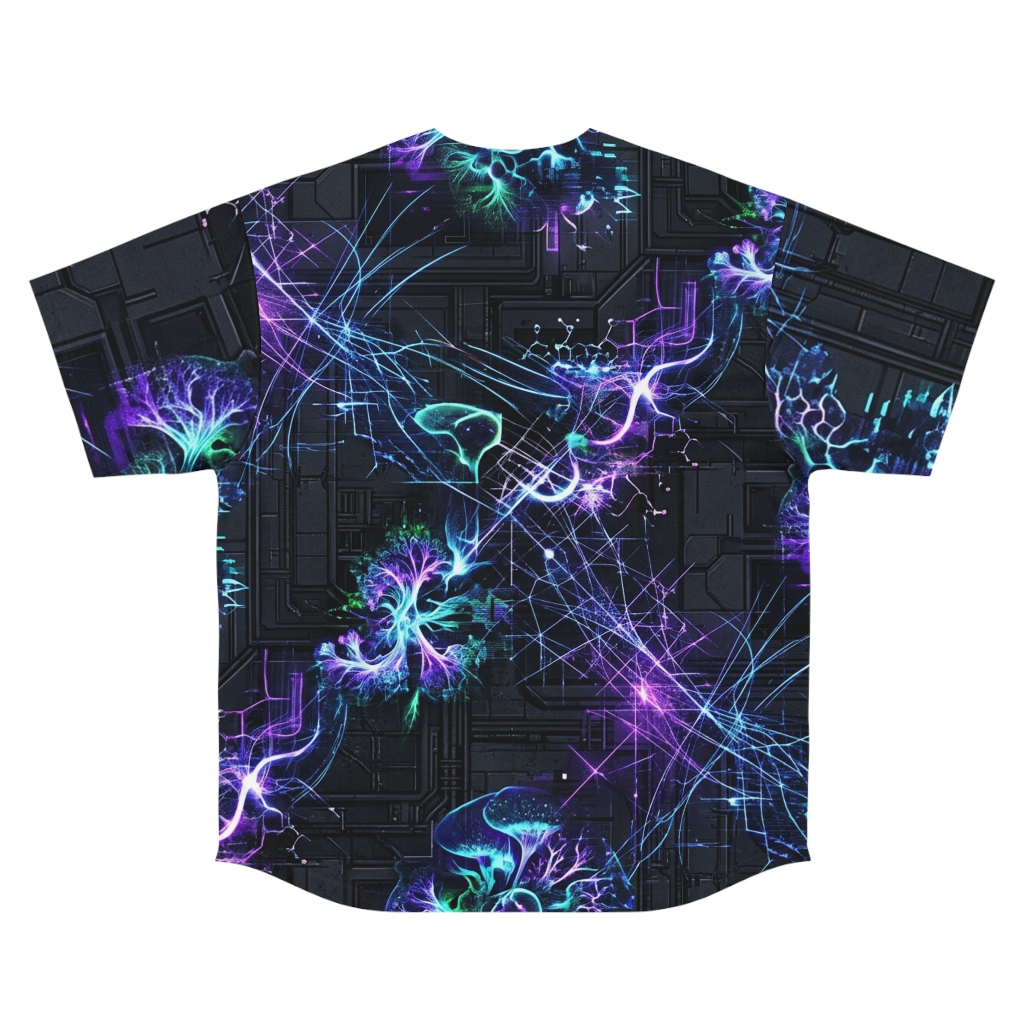 CBG Studio | REMIX [Sub-Atomic Bloom x Digital Requiem] Baseball Jersey | SPECIMEN: 69e83a3ed26f434d4d0799c0