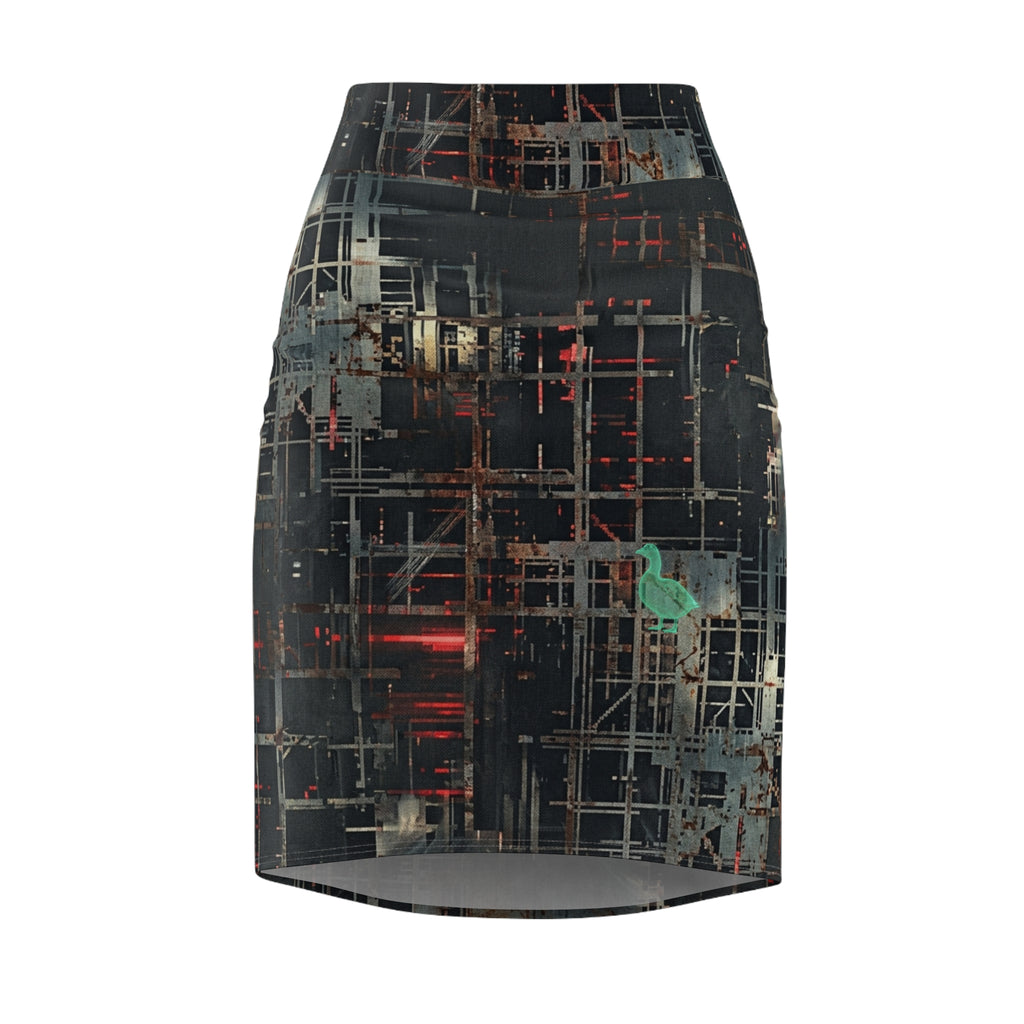 CBG Studio | REMIX [Fracture Grid x Digital Decay] Pencil Skirt | SPECIMEN: 6a0f3aca76a738b4c2045356