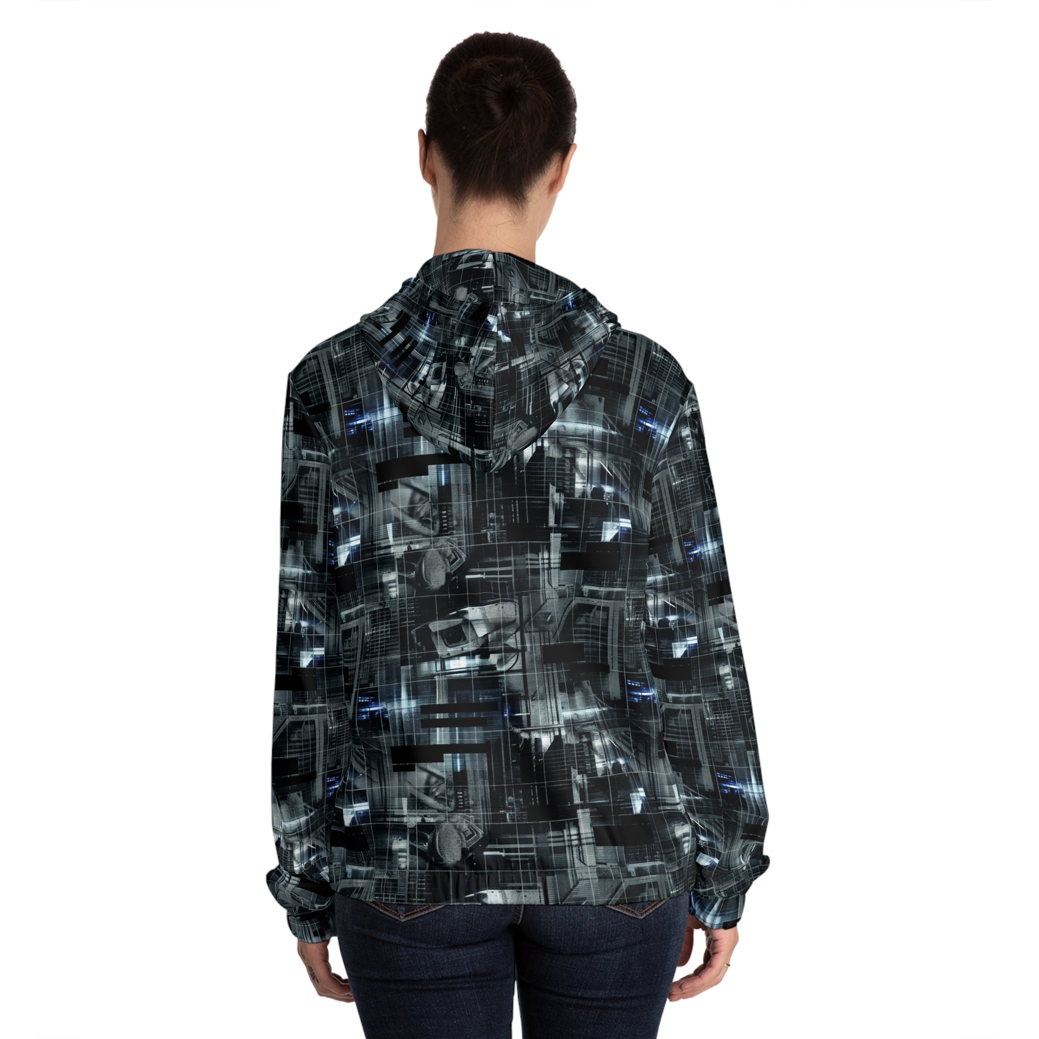 CBG Studio | REMIX [Phantom Grid x Chaya Code] Women’s Full-Zip Hoodie | SPECIMEN: 69e6b034b5ebf4d237024f94
