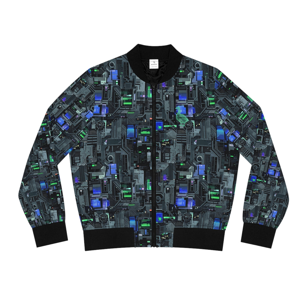 CBG Studio | Machine Protocol Aesthetics Bomber Jacket | SPECIMEN: 69f19f1a1b06c60a1d0c3b0b