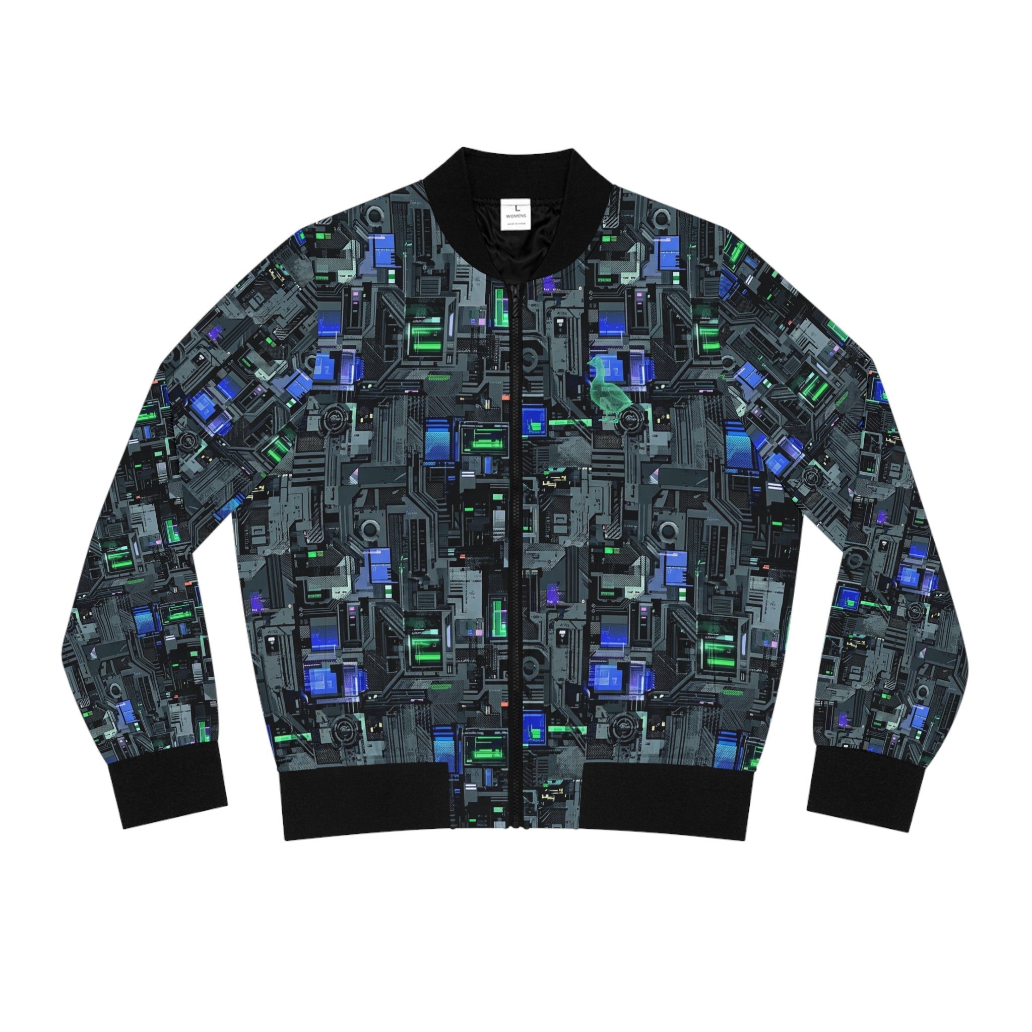 CBG Studio | Machine Protocol Aesthetics Bomber Jacket | SPECIMEN: 69f19f1a1b06c60a1d0c3b0b