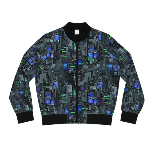 CBG Studio | Machine Protocol Aesthetics Bomber Jacket | SPECIMEN: 69f19f1a1b06c60a1d0c3b0b