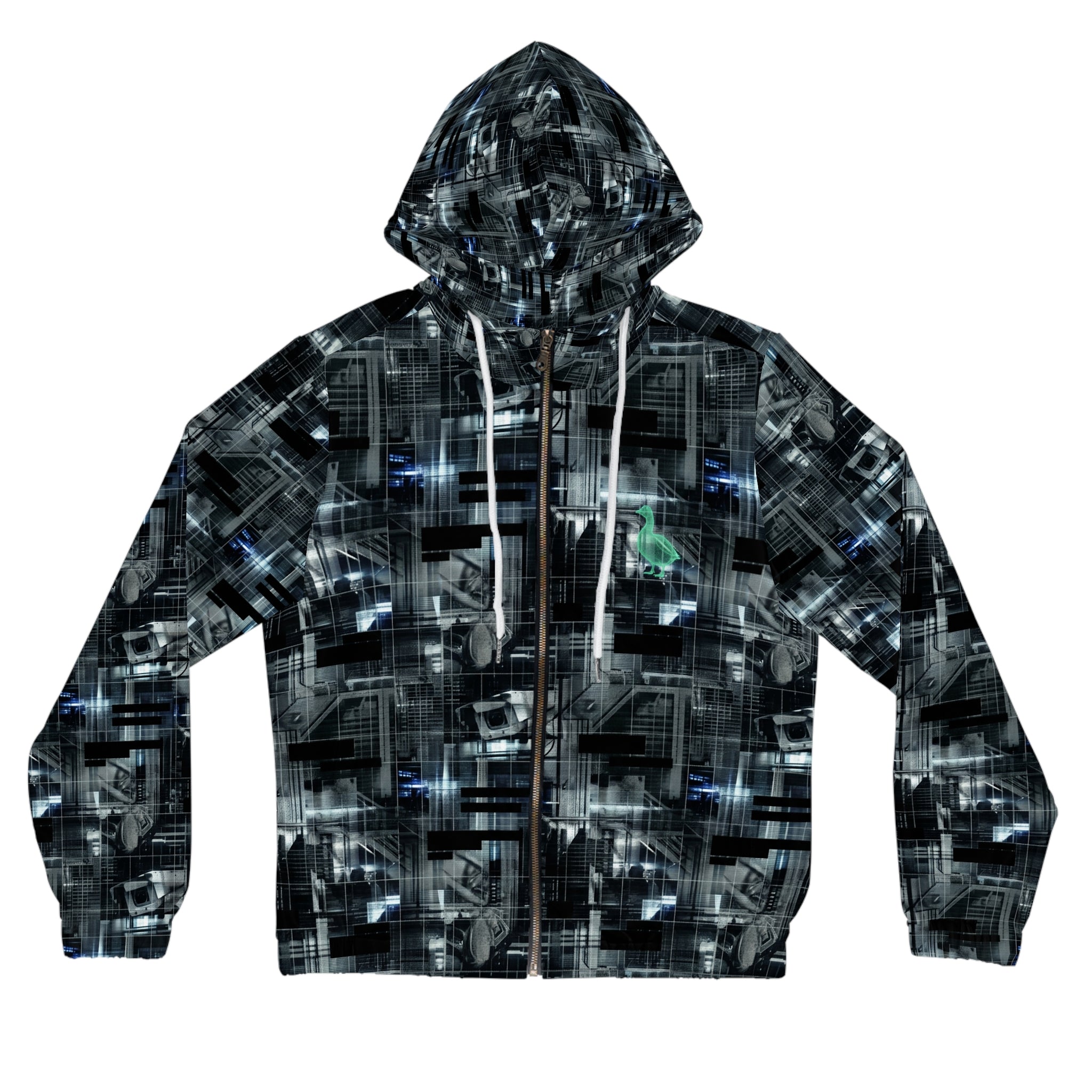 CBG Studio | REMIX [Phantom Grid x Chaya Code] Women’s Full-Zip Hoodie | SPECIMEN: 69e6b034b5ebf4d237024f94