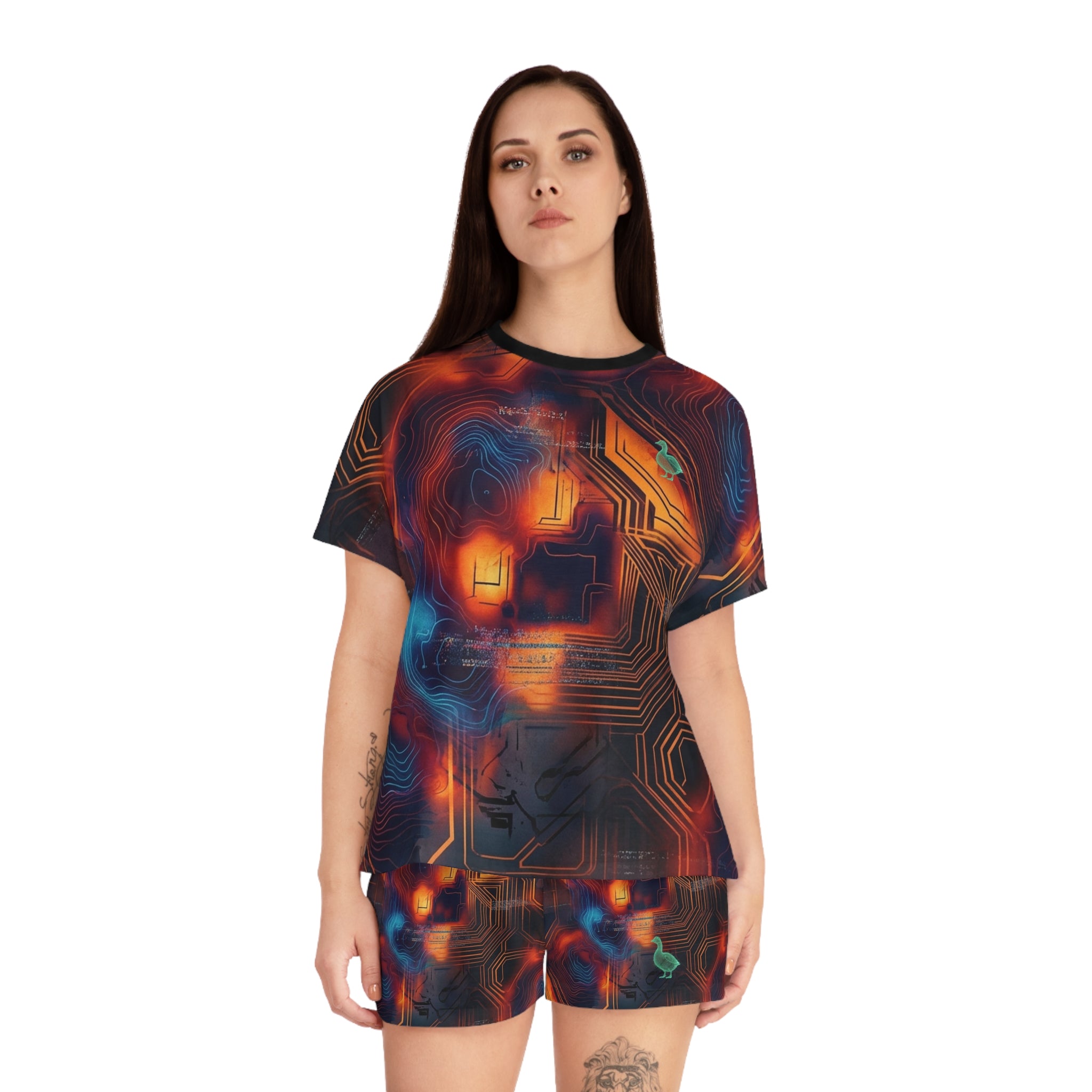 CBG Studio | REMIX [Thermal Breach x Glitchborn Core] Short Pajama Set | SPECIMEN: 69f34507393f80e7740eab79
