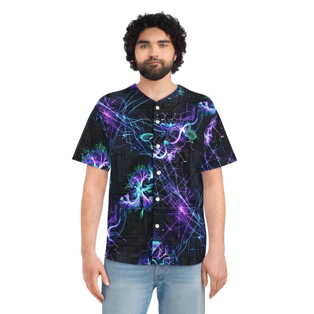 CBG Studio | REMIX [Sub-Atomic Bloom x Digital Requiem] Baseball Jersey | SPECIMEN: 69e83a3ed26f434d4d0799c0