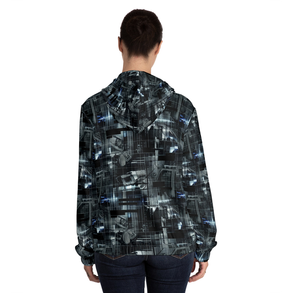 CBG Studio | REMIX [Phantom Grid x Chaya Code] Women’s Full-Zip Hoodie | SPECIMEN: 69e6b034b5ebf4d237024f94