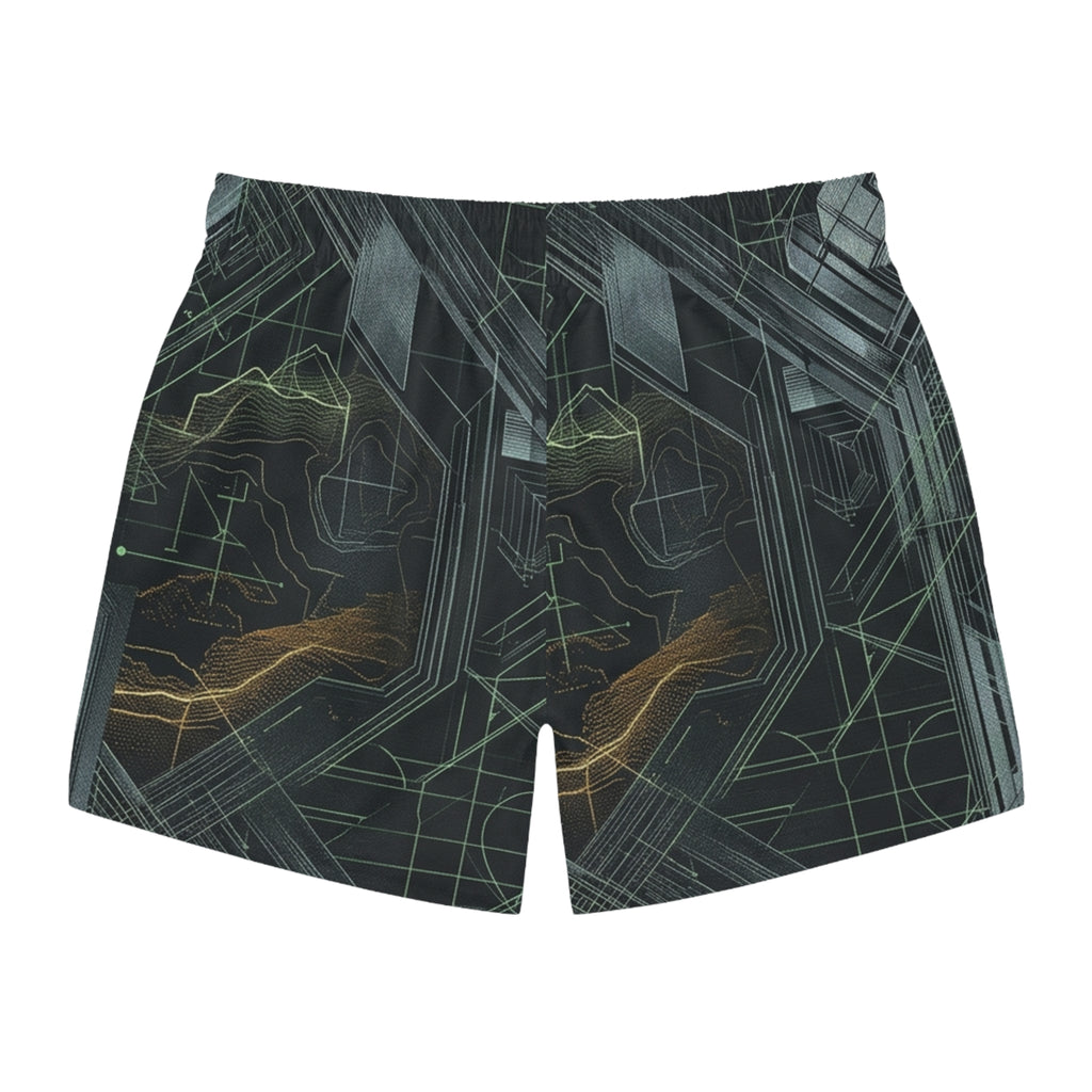 CBG Studio | REMIX [Datum Ascent x Electroloom] Swim Trunks | SPECIMEN: 69f9f842b8fafe8f9a0afee3