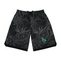 CBG Studio | REMIX [Signal Fracture 2 x Obsidian Circuit] Basketball Rib Shorts | SPECIMEN: 69e7835f90acd5dd5f060e81