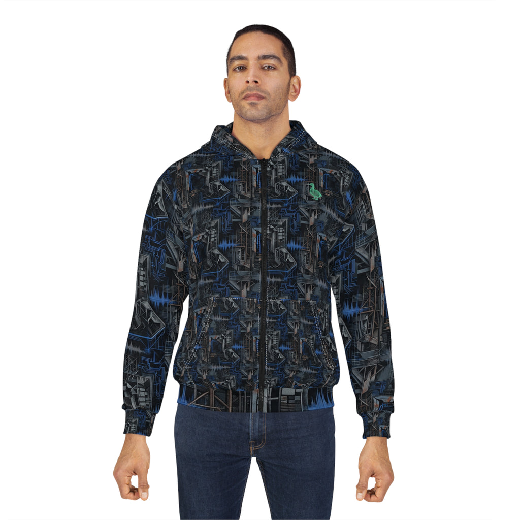 CBG Studio | REMIX [Digital Decay 2 x Tunnel Resonance] Zip Hoodie | SPECIMEN: 69e31e2660de9654d10438c6