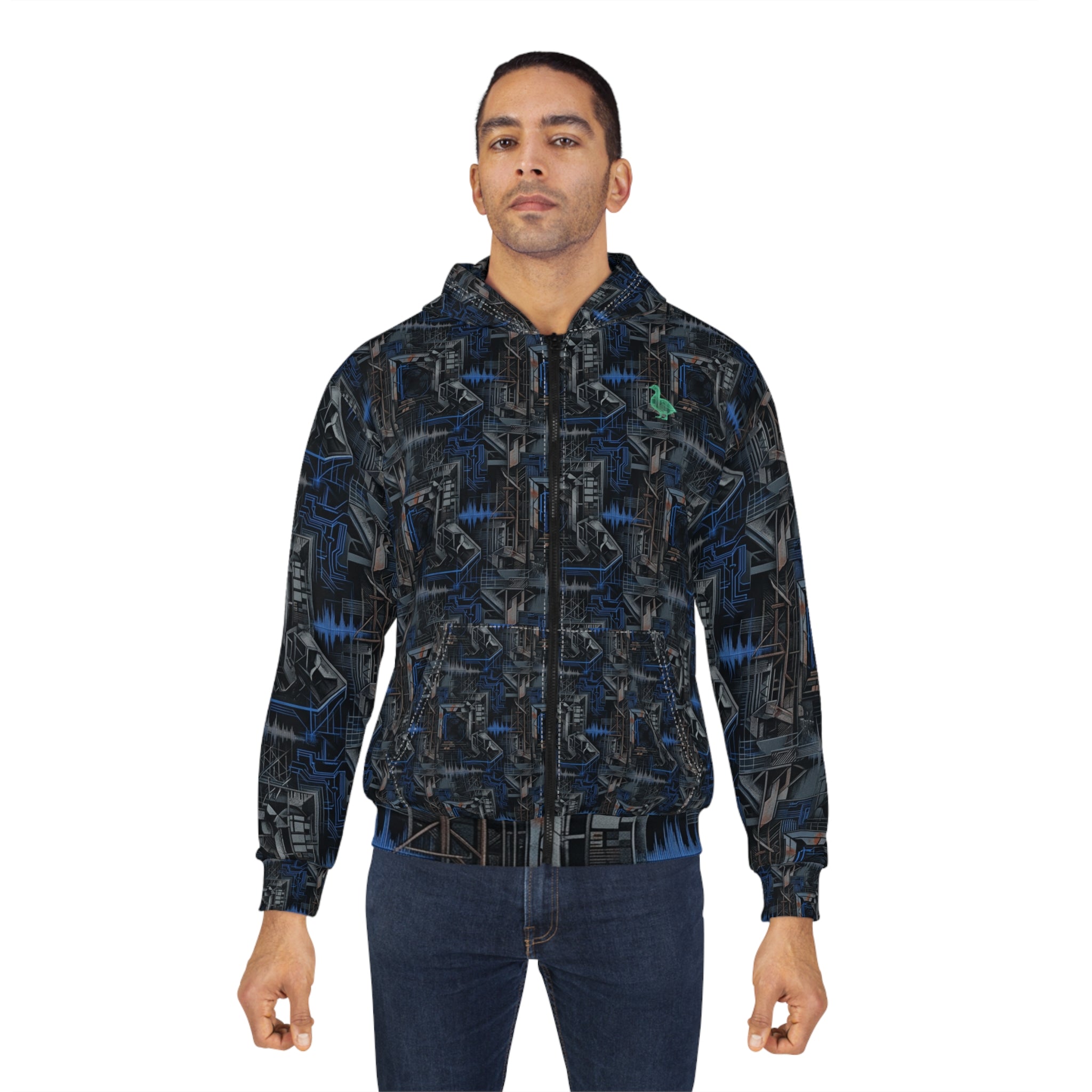 CBG Studio | REMIX [Digital Decay 2 x Tunnel Resonance] Zip Hoodie | SPECIMEN: 69e31e2660de9654d10438c6
