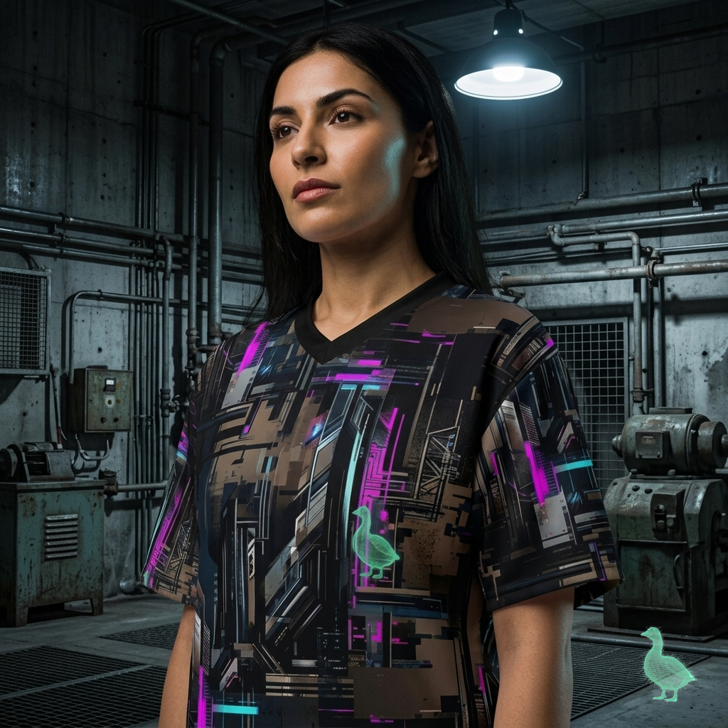 CBG Studio | REMIX [Digital Requiem x Industrial Overload 2] Football Jersey | SPECIMEN: 69f586256a9859df400e504a