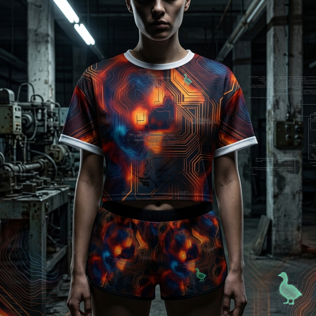 CBG Studio | REMIX [Thermal Breach x Glitchborn Core] Short Pajama Set | SPECIMEN: 69f34507393f80e7740eab79